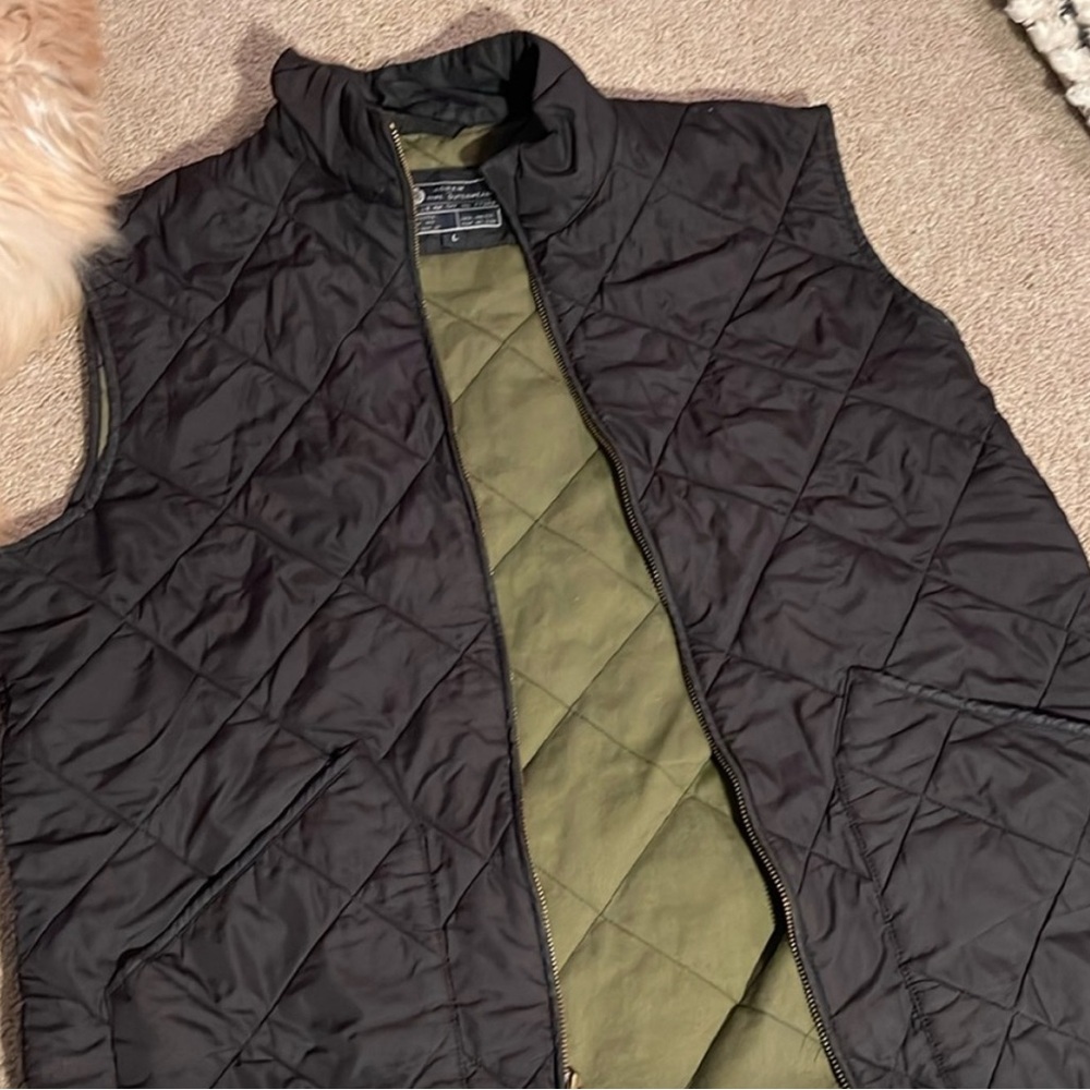 J crew quilted vest